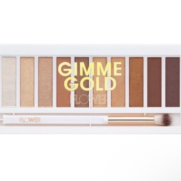 NEW Flower Beauty Shimmer & Shade Eyeshadow Palette GIMME GOLD by Drew B… - Picture 2 of 7